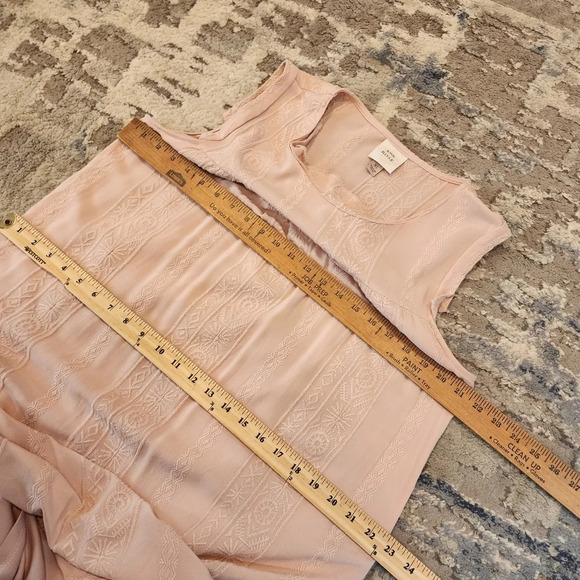 Knox Rose Pink embroidered sleeveless dress. Size XL. Rayon. - Picture 13 of 16